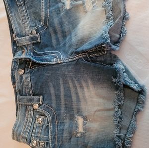 Miss Me cut off denim shorts